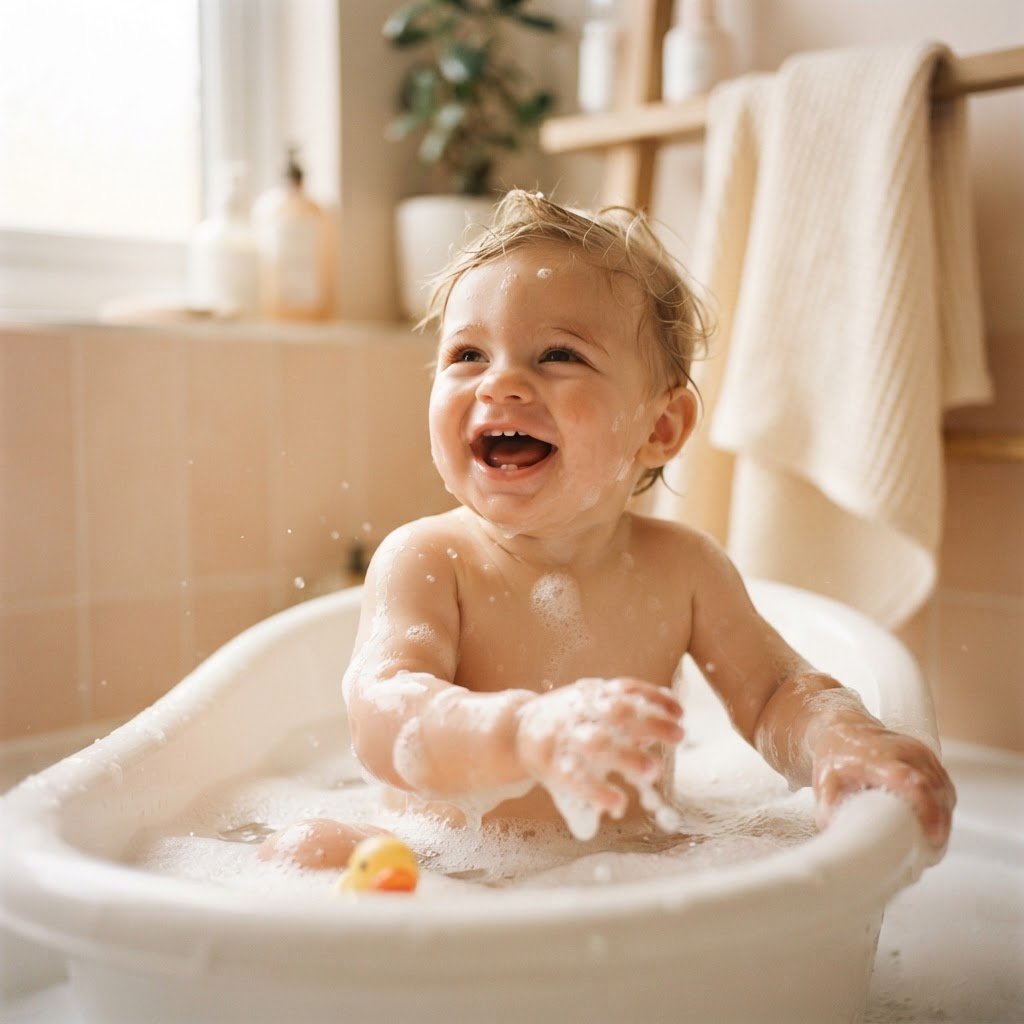 Splash time giggles